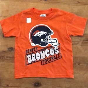 NWOT Denver Broncos Football T-Shirt 2T